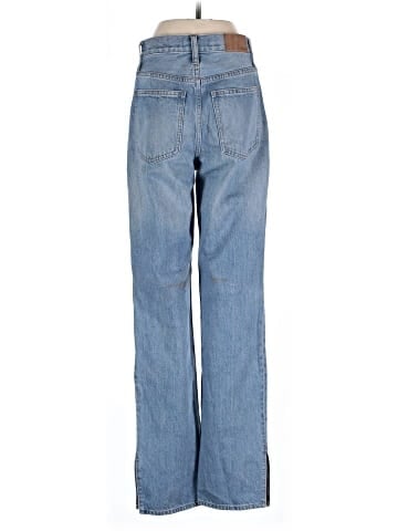 Madewell The Perfect Vintage Straight Jean in Applefield Wash: Side-Slit Edition (view 2)