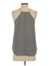 Ann Taylor LOFT 100% Polyester Gray Sleeveless Blouse Size XS - photo 2
