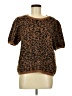 CeCe Animal Print Brown Pullover Sweater Size M - photo 1