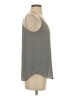 Ann Taylor LOFT 100% Polyester Gray Sleeveless Blouse Size XS - photo 4