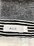A.L.C. 100% Silk Stripes Black Silk Skirt Size 4 - photo 4