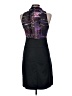 BCBGMAXAZRIA 100% Silk Graphic Black Cocktail Dress Size 8 - photo 2