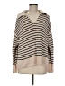 J.Crew 100% Cotton Stripes Tan Pullover Sweater One size - photo 1