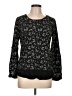 Annabelle 100% Polyester Black Long Sleeve Blouse Size L - photo 1