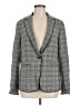 Banana Republic Plaid Gray Blazer Size 8 - photo 1