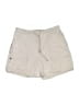 Gloria Vanderbilt 100% Cotton Solid Tan Khaki Shorts Size 10 - photo 1