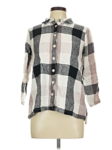Soft Surroundings 3/4 Sleeve Button-Down Shirt (view 1)