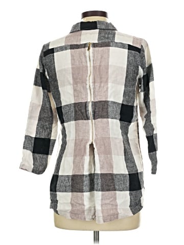 Soft Surroundings 3/4 Sleeve Button-Down Shirt (view 2)