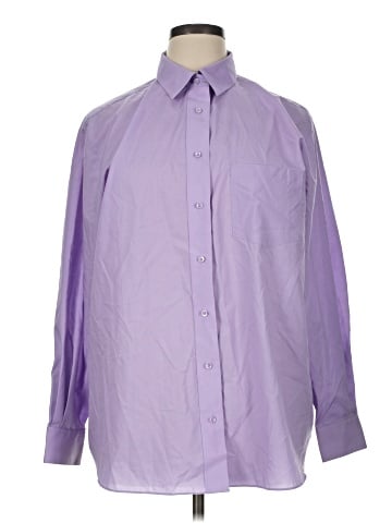 Foxcroft Long Sleeve Button-Down Shirt (view 1)