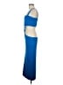 Express Color Block Blue Cocktail Dress Size M - photo 5