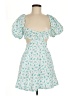 Zara 100% Polyester Hearts Blue Cocktail Dress Size M - photo 1