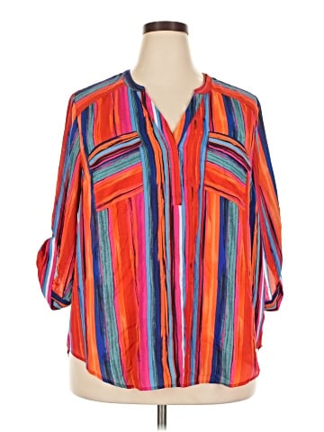 Torrid 3/4 Sleeve Blouse (view 1)