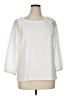 Talbots White 3/4 Sleeve Blouse Size XL - photo 1