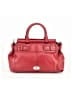 Fossil 100% Leather Red Burgundy Leather Satchel One size - photo 1