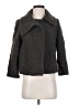 Banana Republic 100% Wool Tweed Gray Wool Coat Size 4 Petite - photo 1
