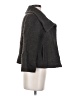 Banana Republic 100% Wool Tweed Gray Wool Coat Size 4 Petite - photo 4
