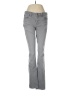Ann Taylor LOFT Chevron-herringbone Gray Jeans Size 6 - photo 1