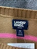 Lands' End 100% Cotton Stripes Brown Pullover Sweater Size M - photo 7