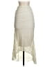 Unbranded Solid Floral Ivory Formal Skirt Size S (estimated) - photo 1