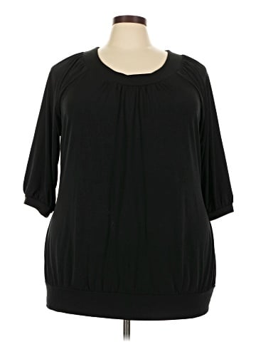Just My Size 3/4 Sleeve Top (view 1)
