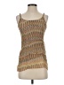 Ella Moss 100% Silk Gold Tan Sleeveless Top Size XS - photo 1