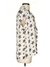Zara Basic Stars Ivory Short Sleeve Blouse Size XS - photo 4