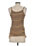 Ella Moss 100% Silk Gold Tan Sleeveless Top Size XS - photo 2