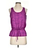 Ann Taylor 100% Polyester Pink Sleeveless Blouse Size S - photo 1