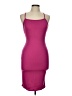Assorted Brands Solid Pink Cocktail Dress Size L - photo 1