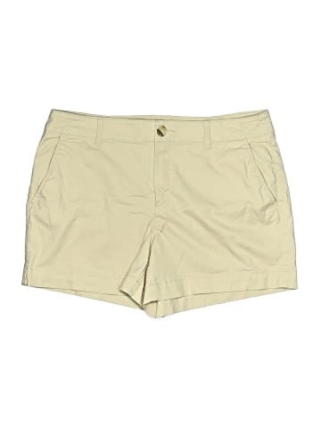 Ann Taylor LOFT Khaki Shorts (view 1)