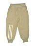 Unbranded 100% Cotton Solid Tan Track Pants Size 4T - photo 1