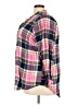 Lands' End 100% Baumwolle Plaid Pink 3/4 Sleeve Button-Down Shirt Size 22 - photo 5