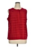 Chico's 100% Polyester Red Sleeveless T-Shirt Size XL (3) - photo 1