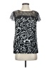Ann Taylor 100% Polyester Black Short Sleeve Top Size XS - photo 1