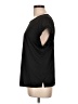 Peach Black Short Sleeve Top Size L - photo 5