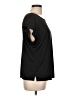 Peach Black Short Sleeve Top Size L - photo 4