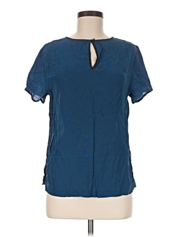 Lou & Grey Short Sleeve Silk Top (view 1)