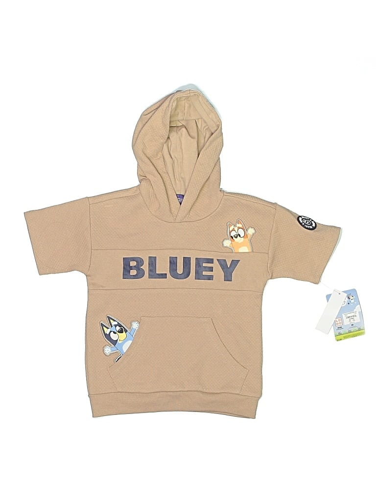 Bluey Kids' Pullover Hoodie In Nude