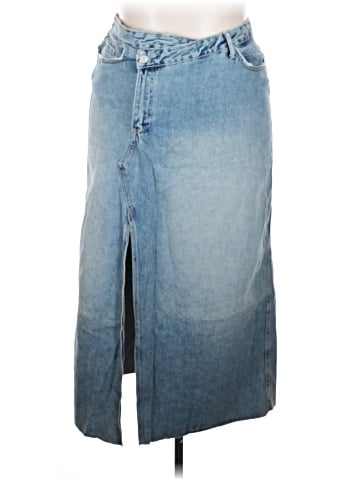 Zara Denim Skirt (view 1)