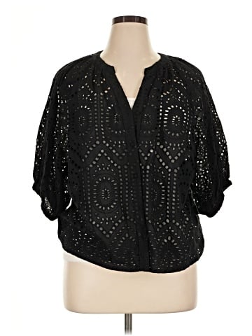 INC International Concepts 3/4 Sleeve Blouse (view 1)