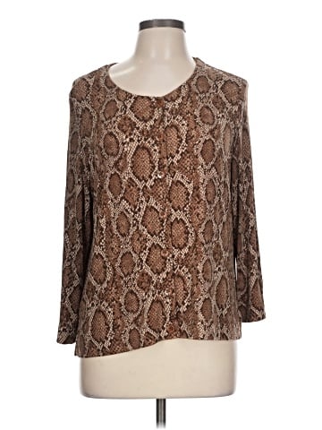 Hearts of Palm Woman 3/4 Sleeve Top (view 1)