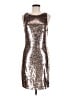 BB Dakota Metallic Silver Cocktail Dress Size 6 - photo 1
