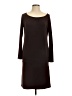 Moda International Solid Brown Casual Dress Size L - photo 1