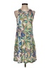 Veronica M. Print Green Casual Dress Size S - photo 1