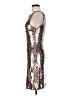 BB Dakota Metallic Silver Cocktail Dress Size 6 - photo 5