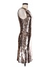 BB Dakota Metallic Silver Cocktail Dress Size 6 - photo 4