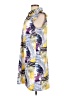 Chico's Print Purple Casual Dress Size L - photo 5