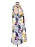Chico's Print Purple Casual Dress Size L - photo 4