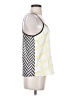 Topshop 100% Polyester Yellow Sleeveless Top Size 4 - photo 4