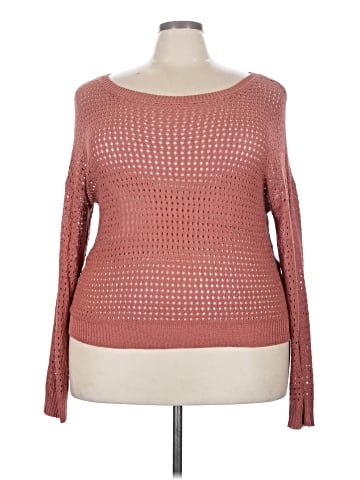 Pink Lily Pullover Sweater (view 1)